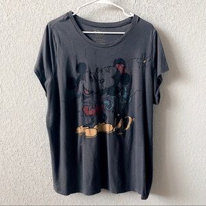 Disney Mickey And Minnie Mouse Graphic Tee 2X